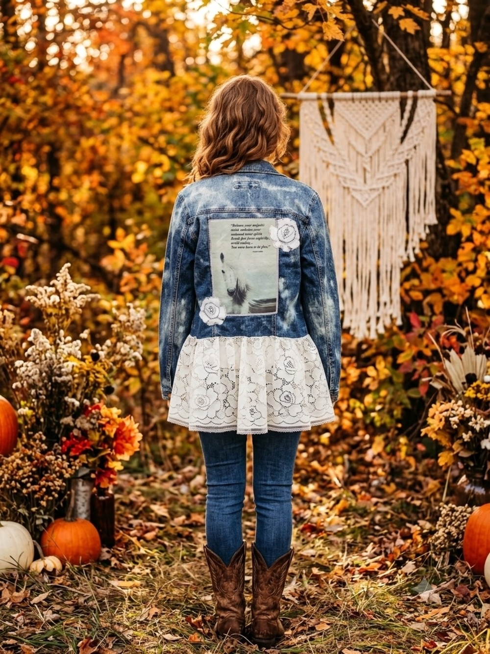 CUSTUM UNTAMED SPIRIT DENIM DUSTER SM-LG